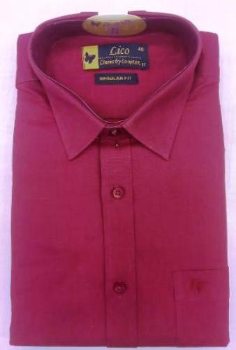 PL COTTON XLINEN DYED READYMADE SHIRT 40 FS